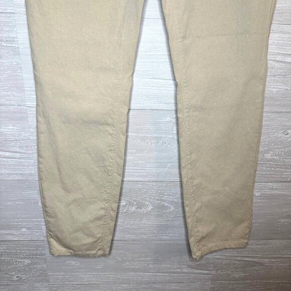 Soft Surroundings Tan Khaki High Rise Skinny Stretchy Pull On Pants Womens Small - Picture 3 of 6